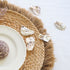 purple and white natural oyster shells for beach decor, wedding decoration, coastal decor